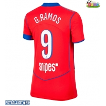 Paris Saint-Germain Goncalo Ramos #9 Tredjedrakt Dame 2025-26 Kortermet